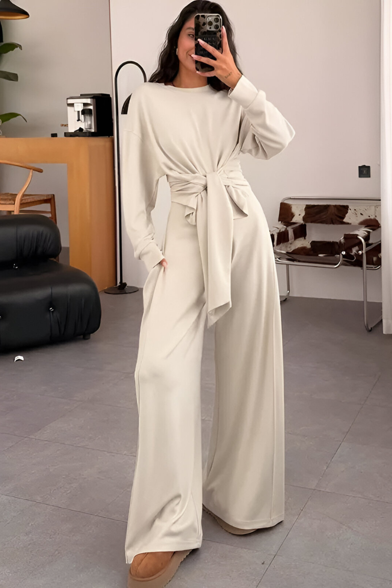 Meli™ | Moderno Jumpsuit Morbido con Gamba Larga