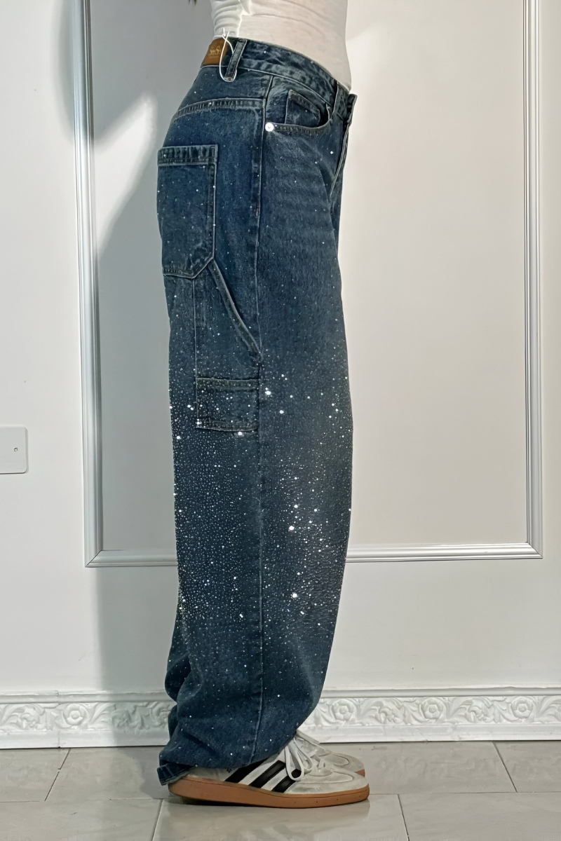 Maris™ | Jeans larghi moderni e scintillanti