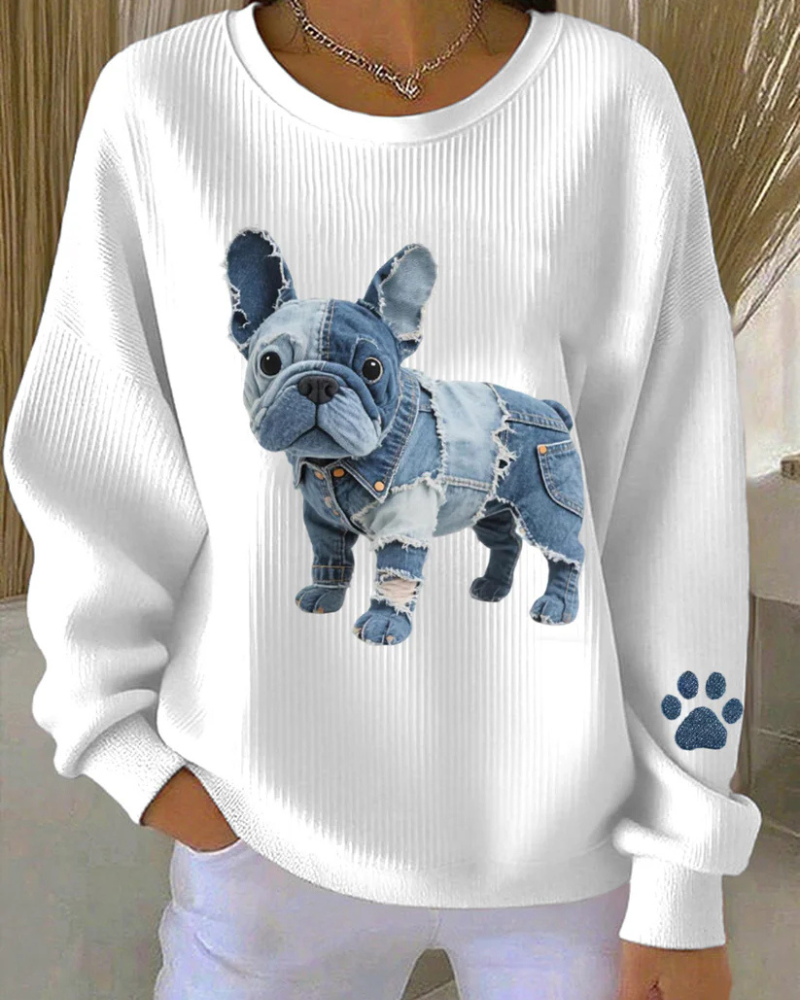 Dax™ | Maglione Con Stampa Patchwork Di Animali