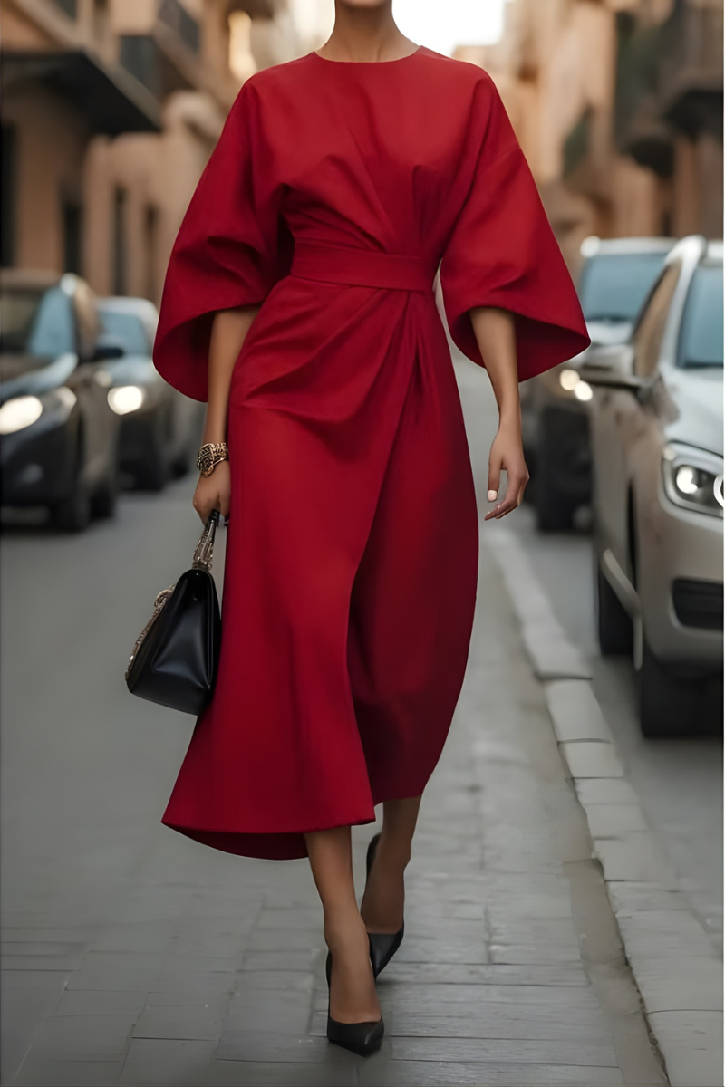 Mira™ | Elegante Abito Midi con Cintura