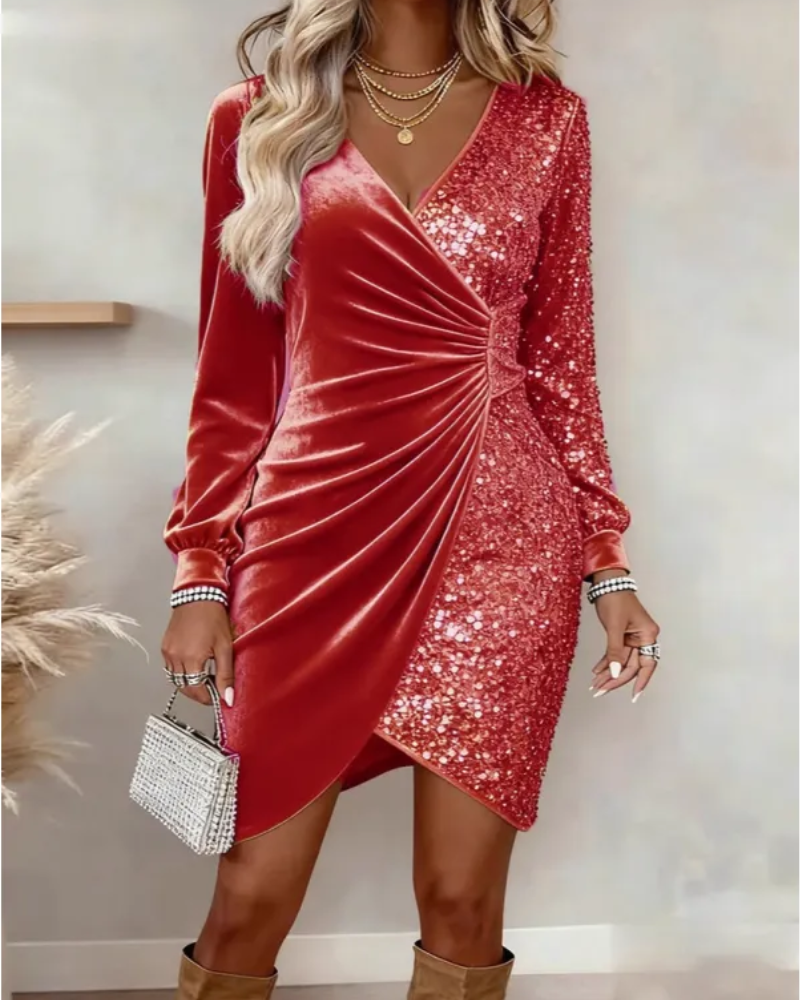 Vani™ | Elegante Abito da Festa con Paillettes