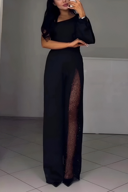 Ines™ | Tuta moderna con pantaloni larghi