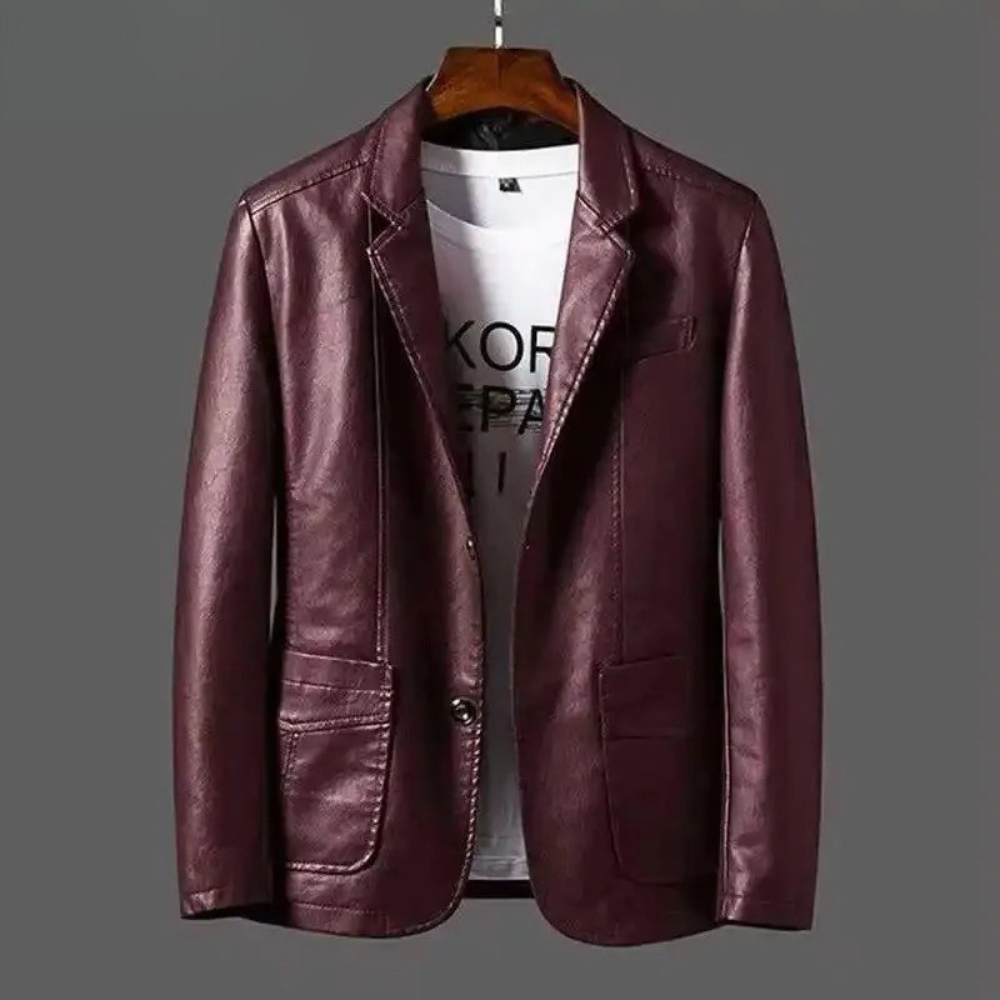 Levi™ | Blazer in Pelle Elegante