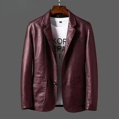Levi™ | Blazer in Pelle Elegante