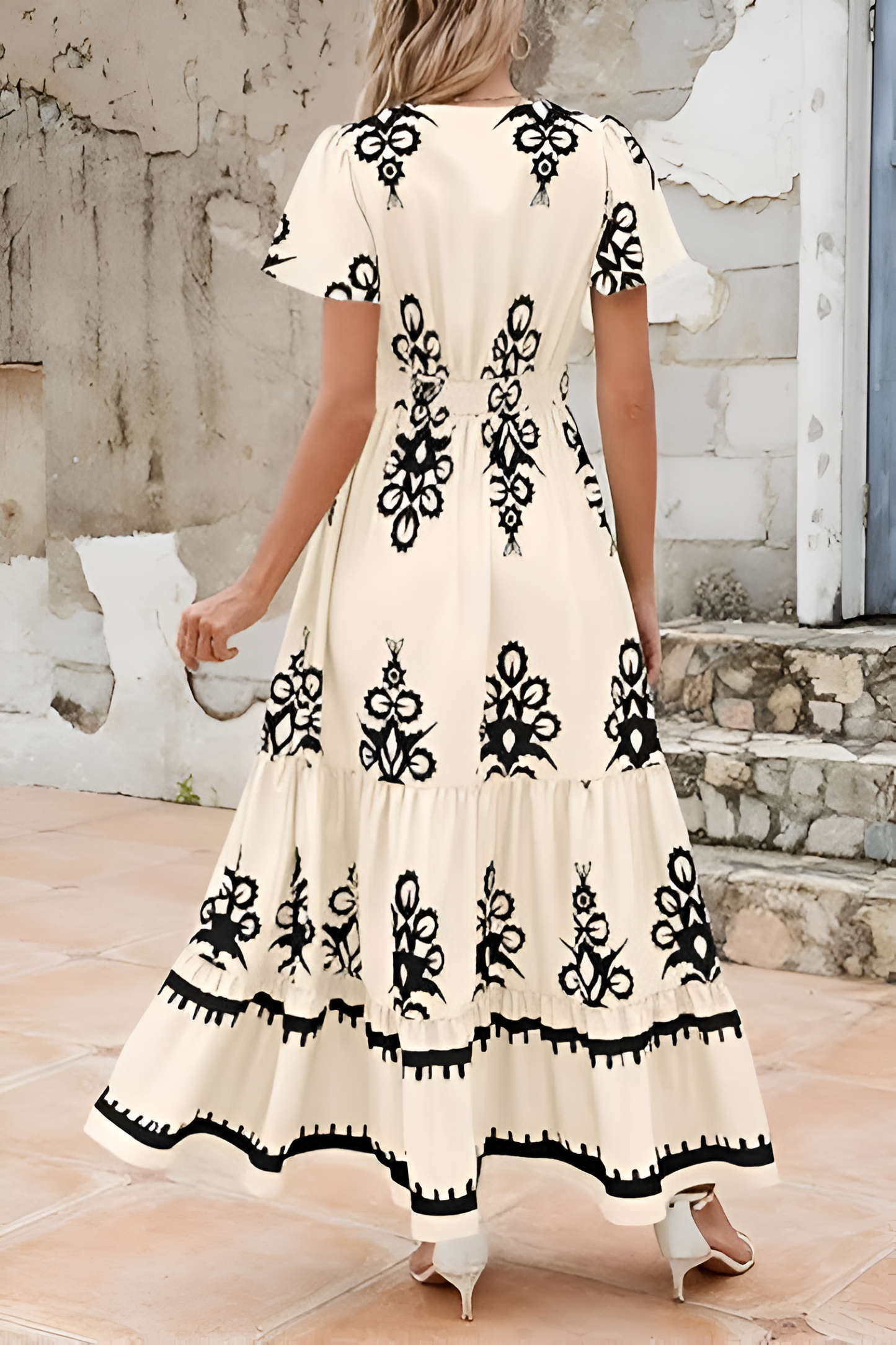 Lisa™ | Abito Maxi Boho Senza Maniche