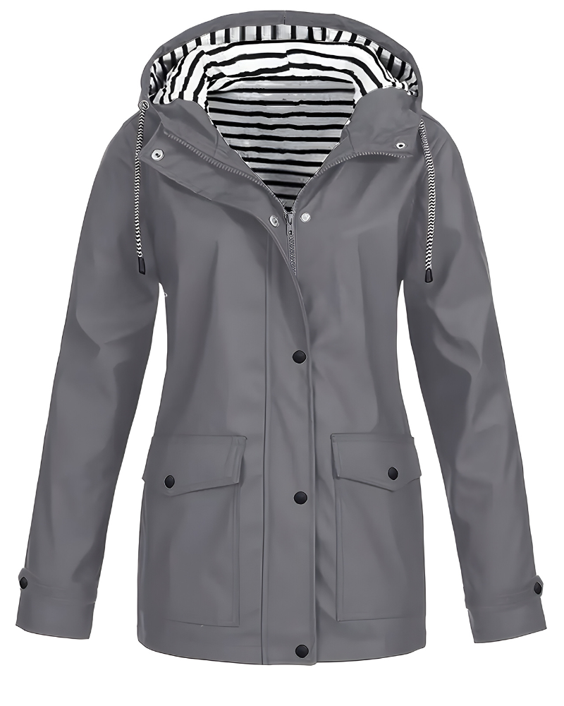 Tessa™ | Elegante Giacca Antivento e Impermeabile Autunnale