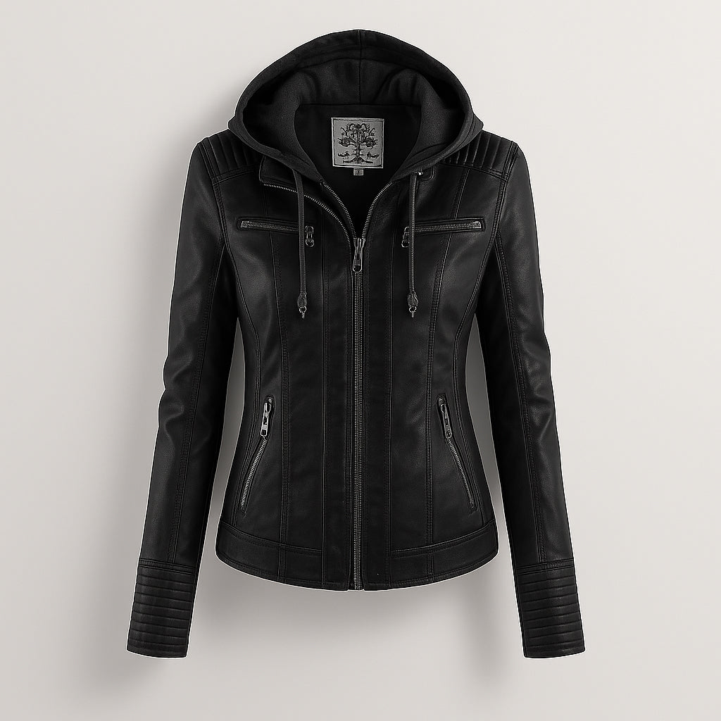 Briella | Giacca in Pelle Resistente alle Intemperie per Donna | Stile Duraturo