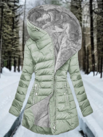 Vela | Cappotto peloso caldo per le donne