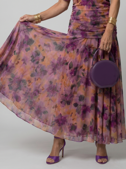 Evelina™ | Elegante Abito Maxi Camuffante per Gravidanza