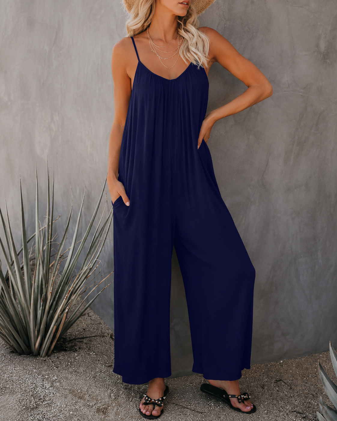 Léa™ | Salopette in Lino Minimalista