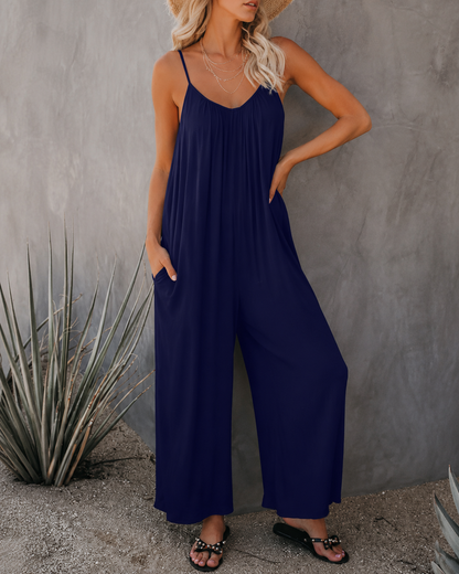 Léa™ | Salopette in Lino Minimalista