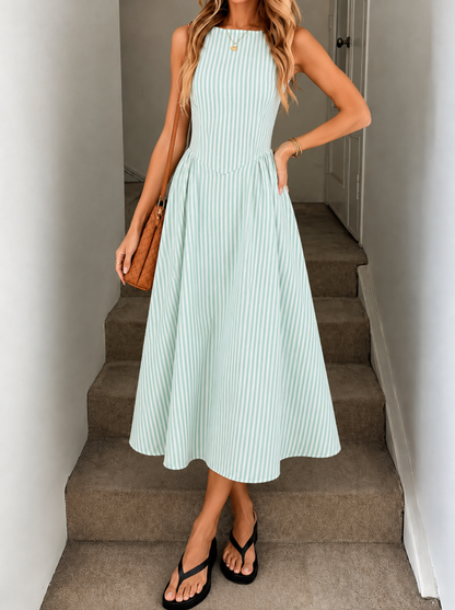 Denise™ | Elegante Abito Midi Camuffa Pancia