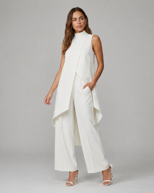 Sara™ | Elegante Tuta con Pantaloni Ampi