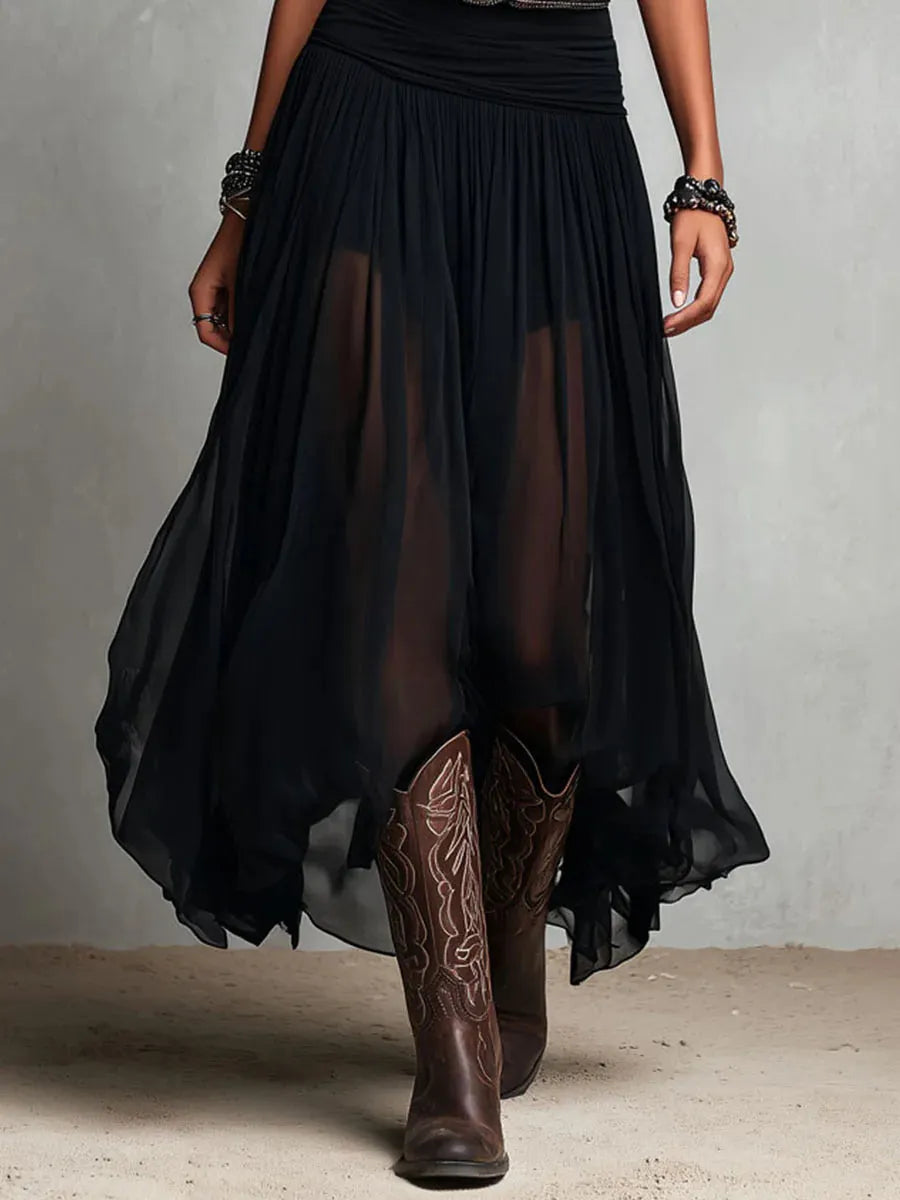 Feline™ | Set di Gonna Trasparente Elegante