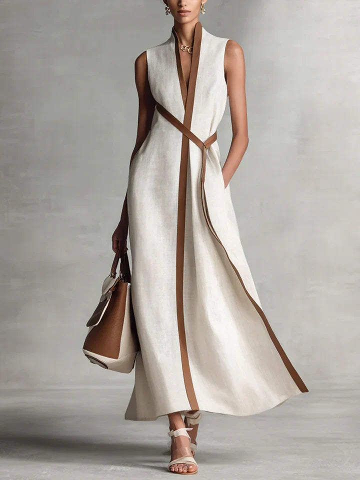 Olea™ | Elegante Maxi Abito Minimalista