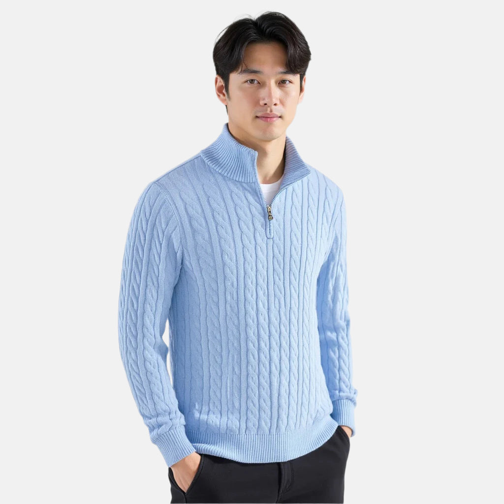 Eamon™ | Maglione classico a mezza zip