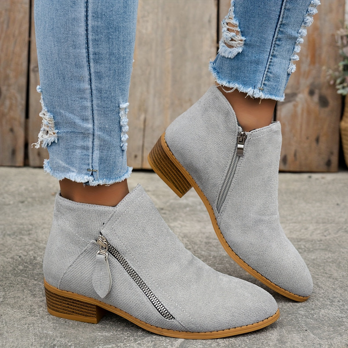 Lona™ | Stivaletti alla caviglia in suede eleganti
