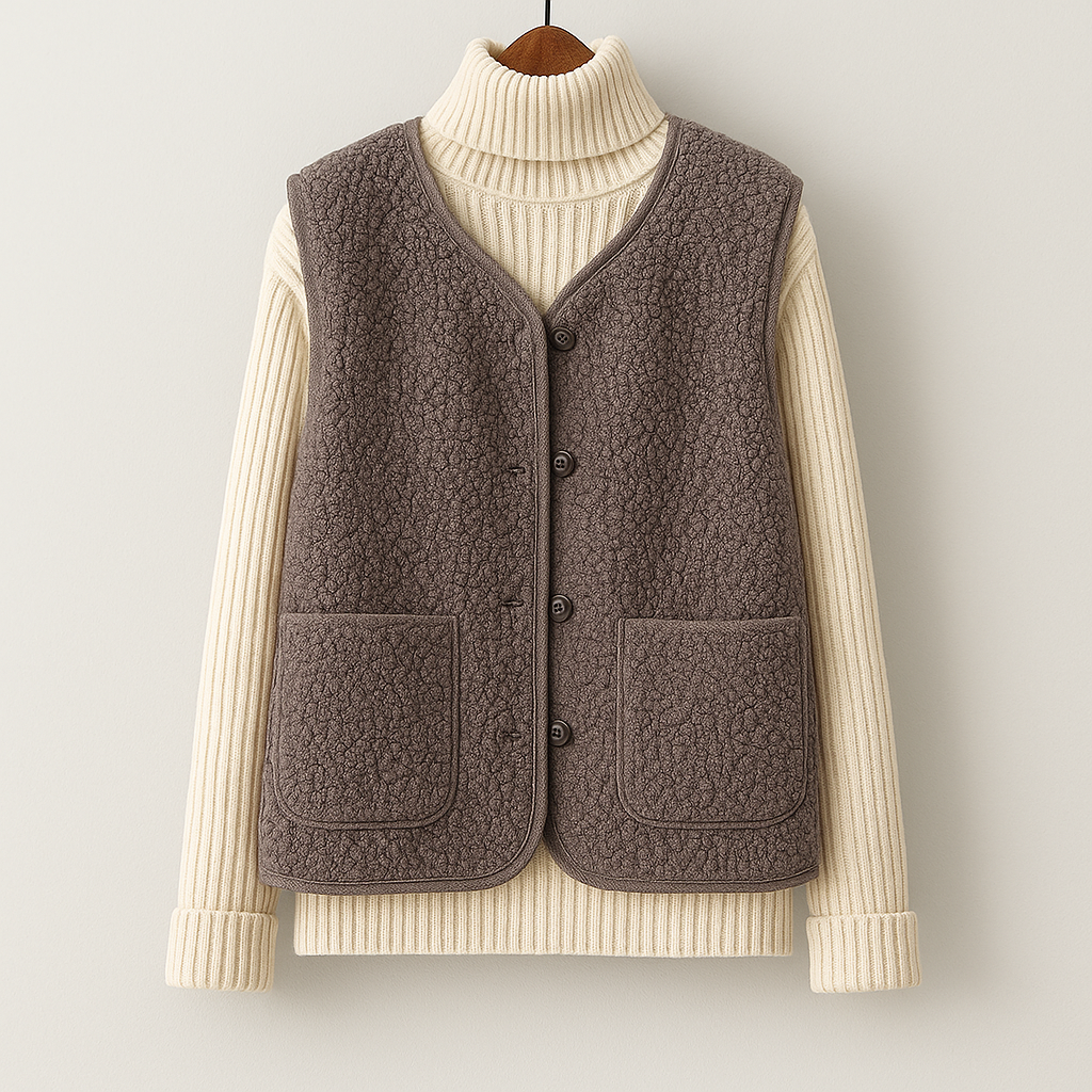 Celeste | Gilet Trapuntato Versatile da Donna | Comfort Senza Tempo