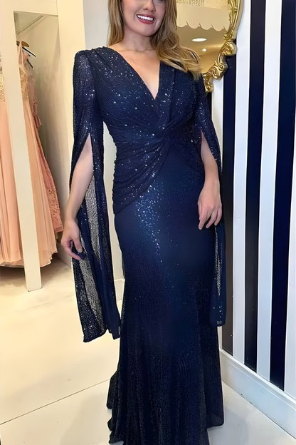 Mira™ | Abito Maxy Shimmer Elegante