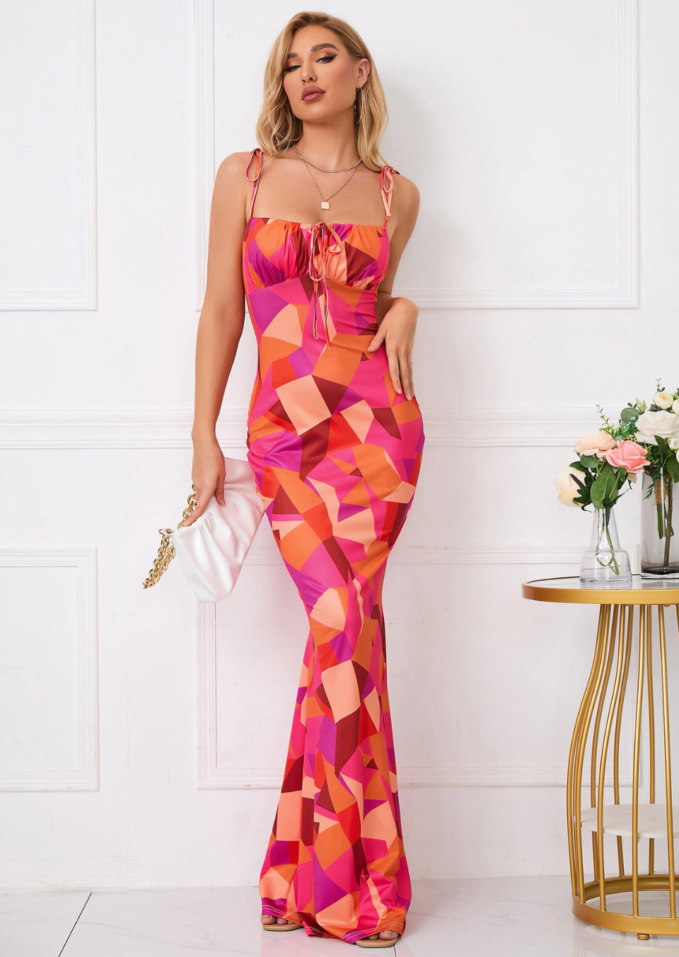 Klara™ | Maxi-abito con Stampa Floreale
