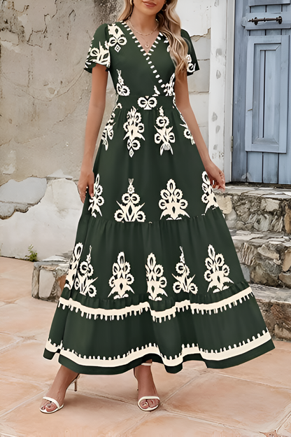 Lisa™ | Abito Maxi Boho Senza Maniche