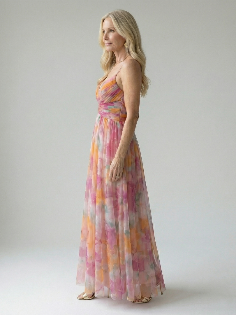 Vivienne™ | Maxi Abito con Stampa Camuffante per Pancia
