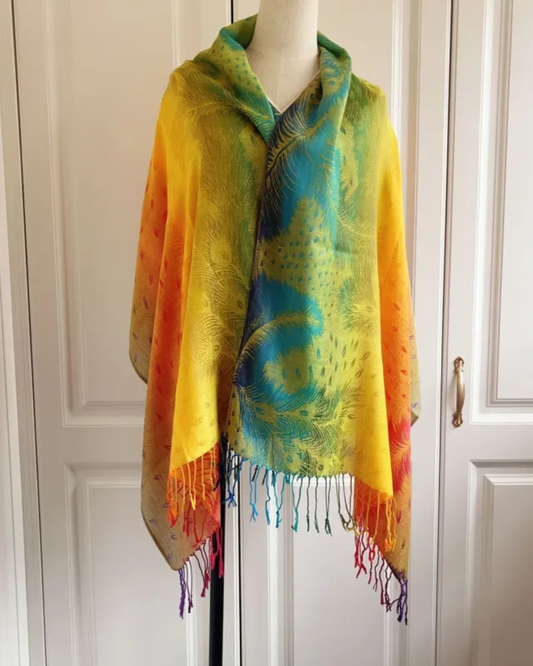 Rina™ | Elegante Sciarpa Invernale in Cashmere Testurizzato