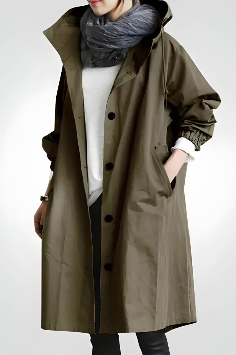 Léa™ | Elegante Giacca Antivento e Impermeabile per l'Autunno