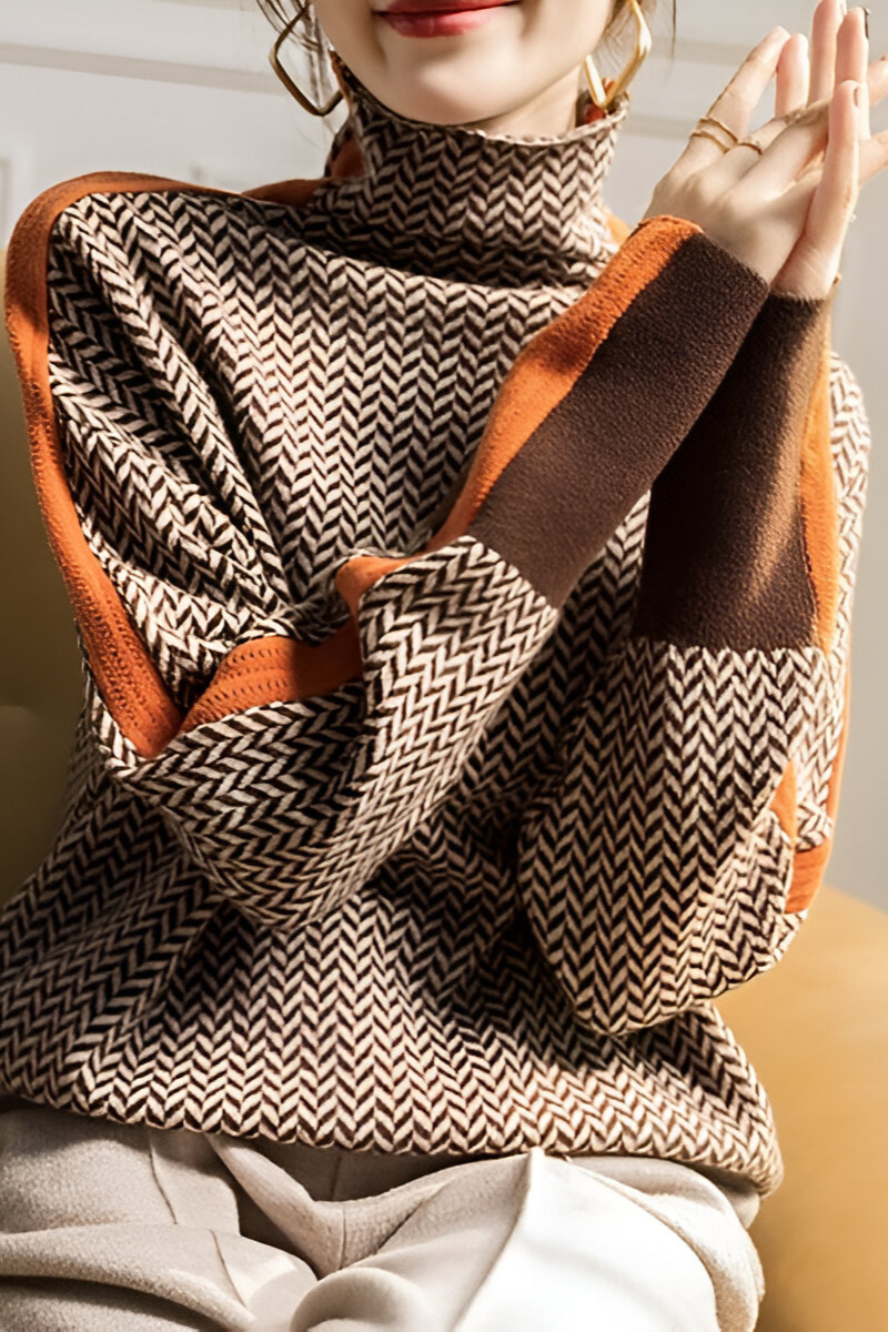 Nila™ | Maglione casual alla moda con collo alto