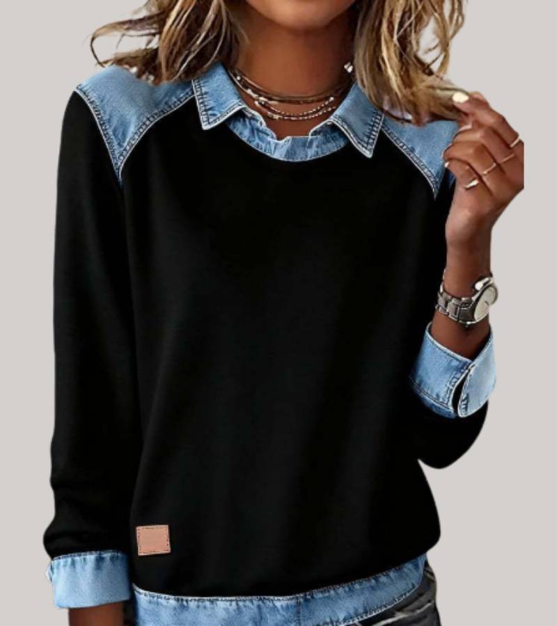 Nomi™ | Maglione Denim Confortevole