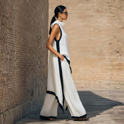 Jovanne™ | Elegante Set in Lino a Due Pezzi