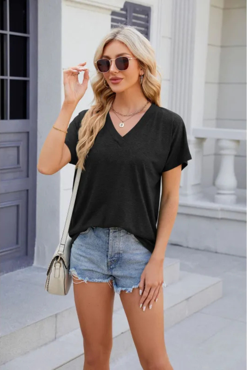 Lumi™ | Blusa Casual a V Scollo Ampia