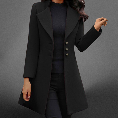 Charlotte™ | Cappotto di lana italiano lussuoso con maniche lunghe