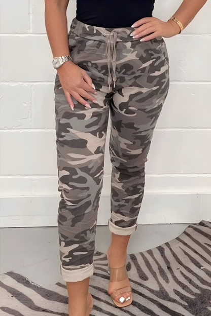 Laryn™ | Pantaloni jogger camouflage casual