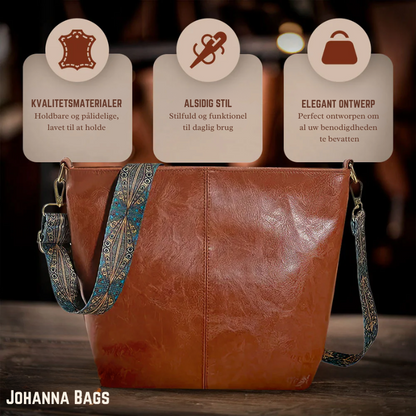 Charme Vintage di Chelsey | Borsa a Spalla in Pelle Vegana