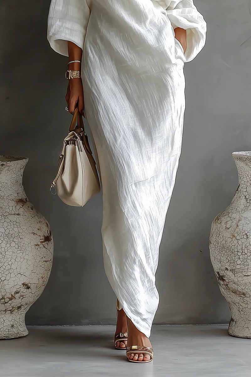 Alva™ | Elegante Abito Maxi a Spalla Unica