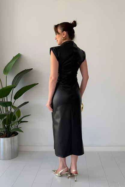 Sona™ | Moderno abito in pelle senza maniche