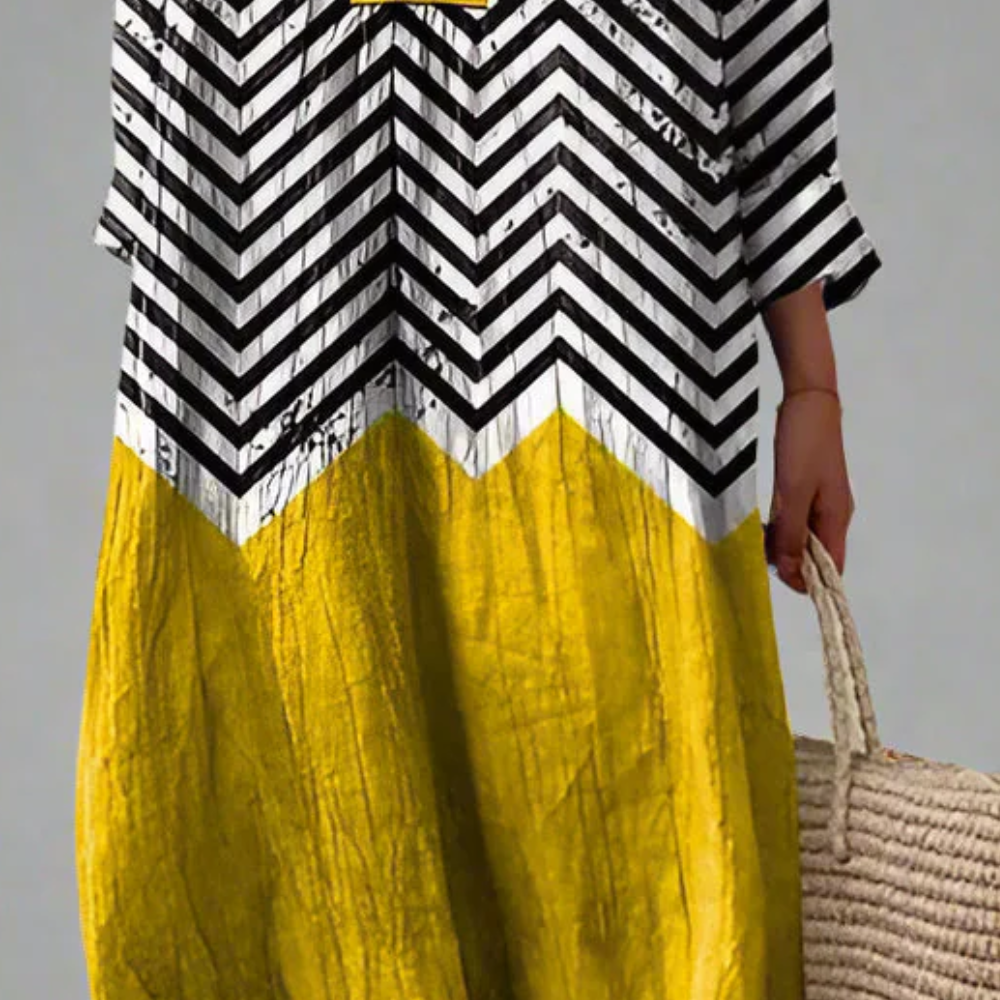 Rila™ | Chique Boho Midi Dress