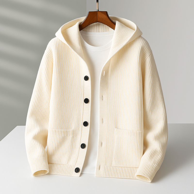Owen™ | Gilet Casual a Costine con Cappuccio