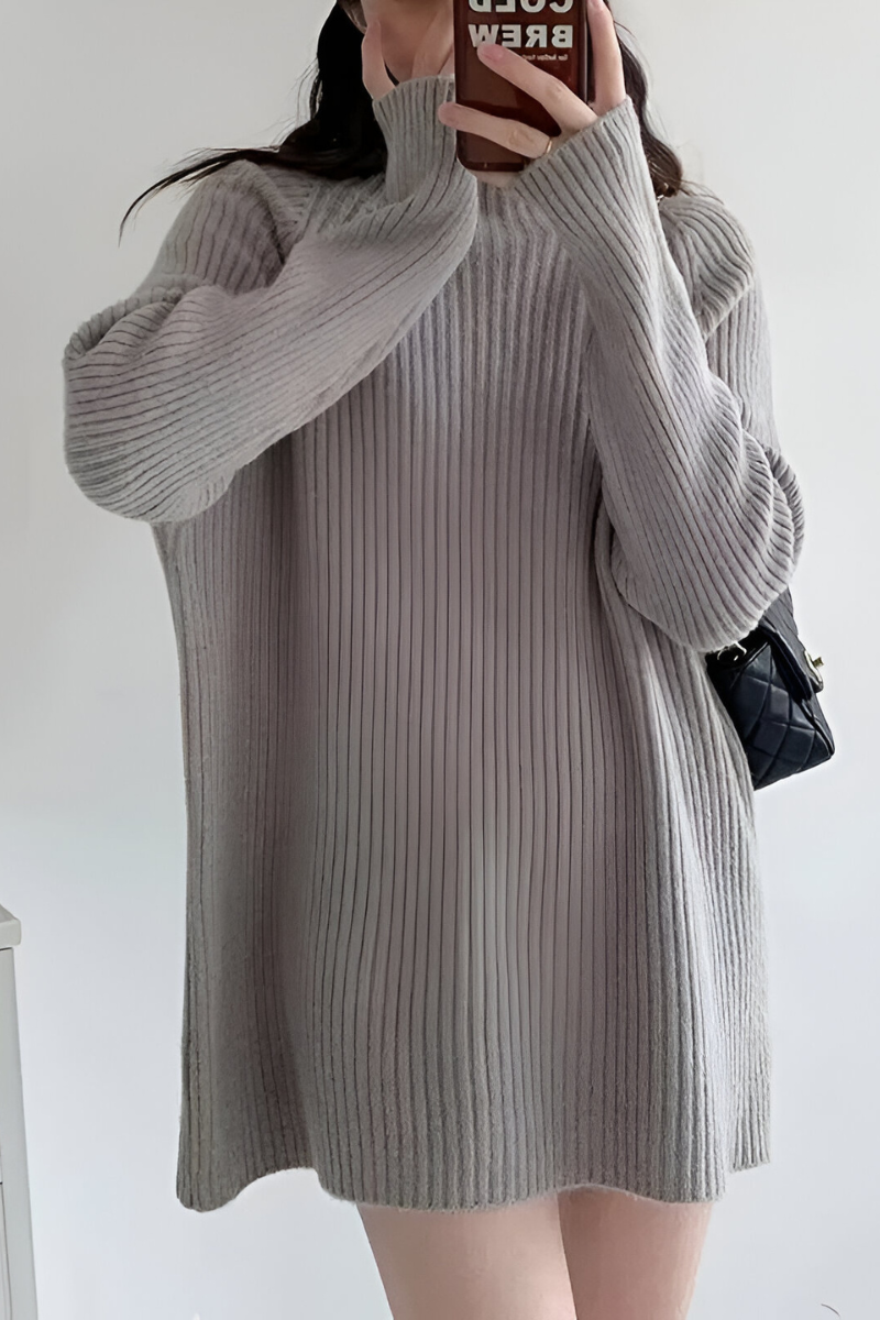 Fina™ | Top in maglia casual a caduta libera