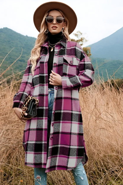 Liva™ | Giacca Autunnale Calda a Righe