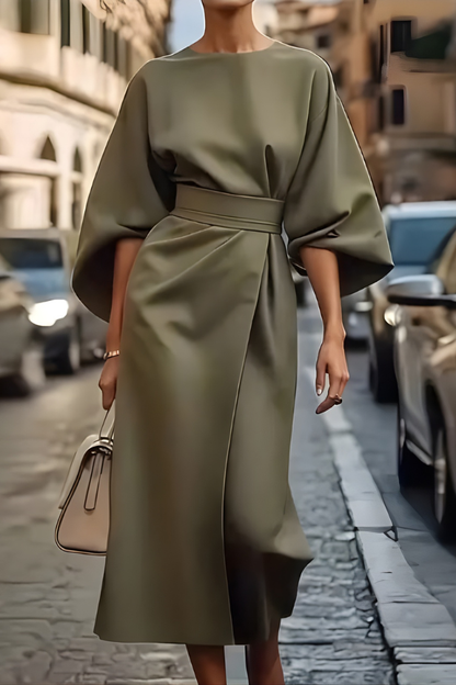Mira™ | Elegante Abito Midi con Cintura
