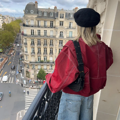 Amara | Il Bomber In Pelle Essentiel