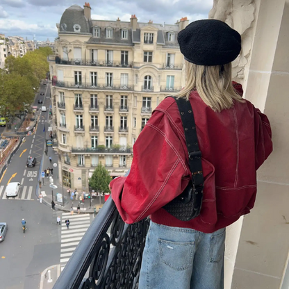 Amara | Il Bomber In Pelle Essentiel