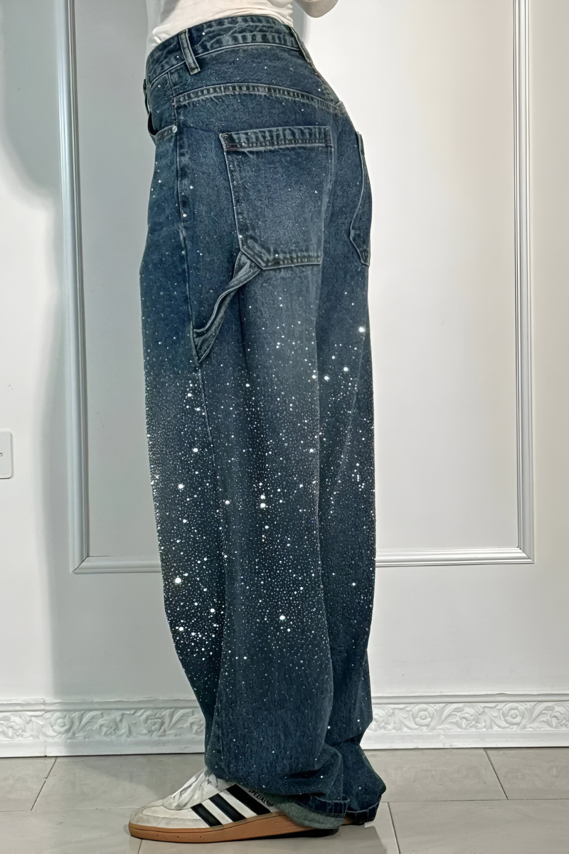 Maris™ | Jeans larghi moderni e scintillanti