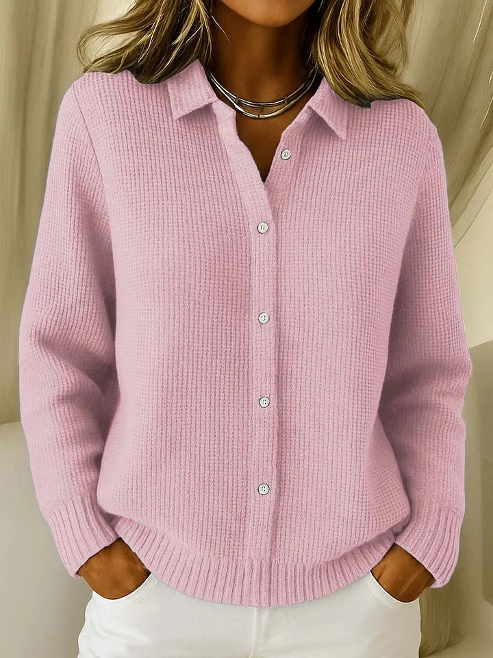 Nina™ | Maglione a Maglia con Collo