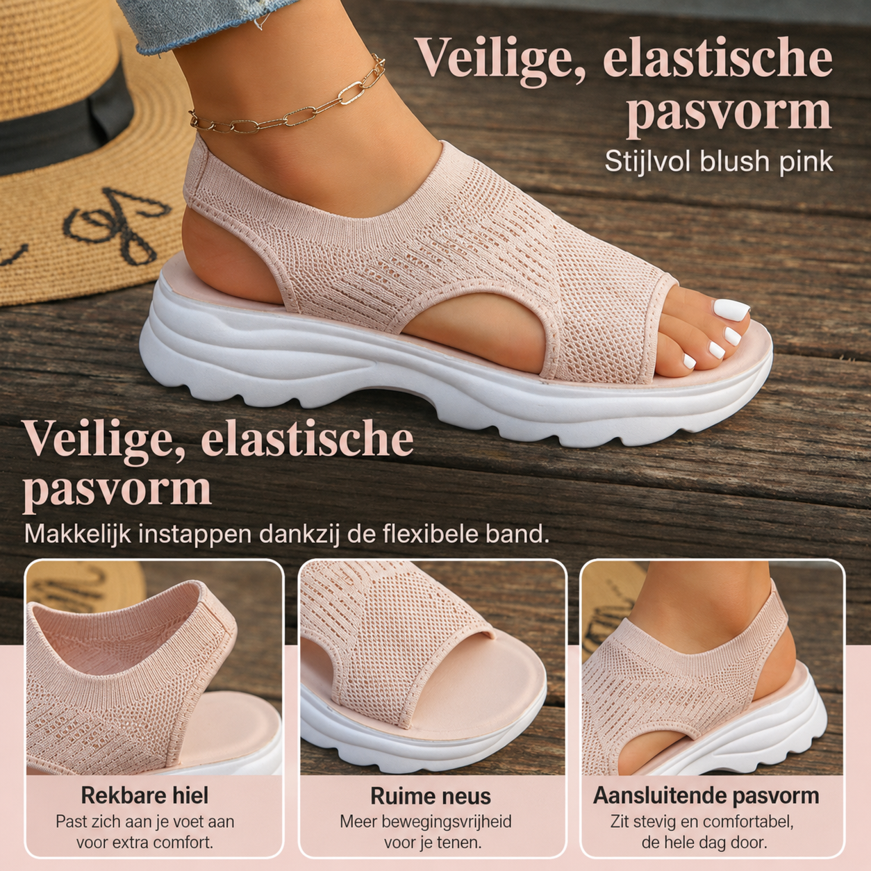 Maris™ | Sandali Plateau Traspiranti