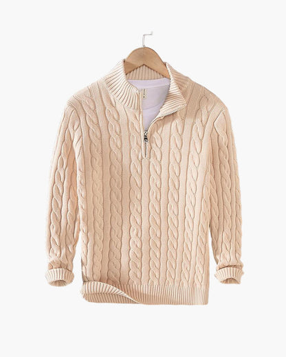 Eamon™ | Maglione classico a mezza zip