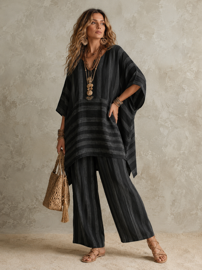 Maéva™ | Set Bohemien in Lino 2 Pezzi