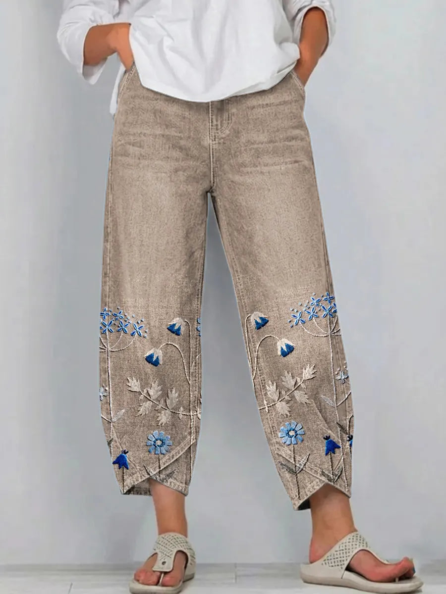 Aven™ | Pantaloni Casual Ricamati